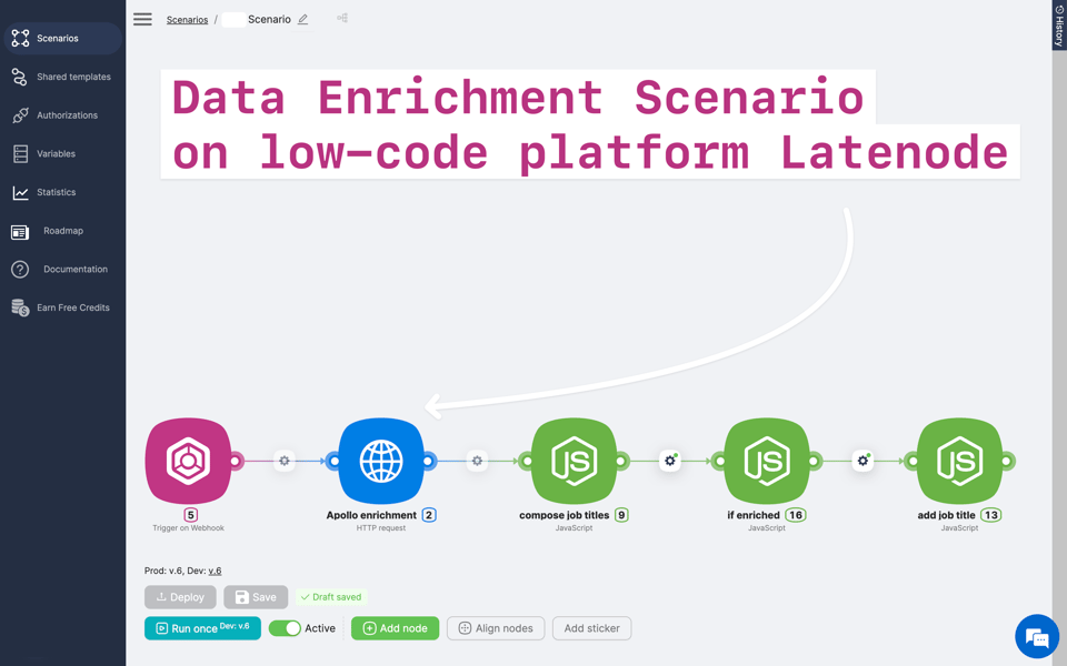 Low-Code-Automatisierung zur Datenanreicherung für Hubspot Crm